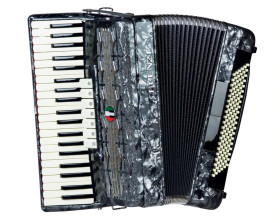 acordeon cadenza cd120/41 gr (cinza perola)