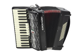 acordeon cadenza cd60/34 bk (preto)