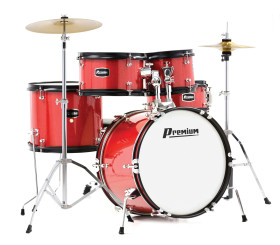 bateria premium dx45j rd vermelha junior