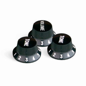 knob guitarra strato kbst (1v/2t) preto