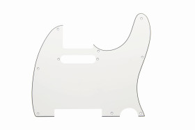 escudo p/ guitarra telecaster pkg tl wh branco