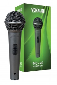microfone vokal mc40 com fio