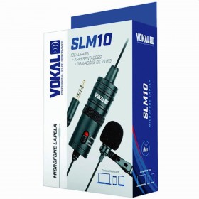 microfone vokal slm10 lapela p/smartphone
