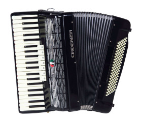 acordeon cadenza cd120/41 bk (preto)