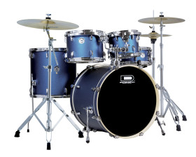 bateria d one rocket dr22 bss blue satin sparkle