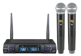 microfone s/fio karsect ks248dr duplo mao recarregavel