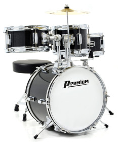 bateria premium dx35j bk preta junior