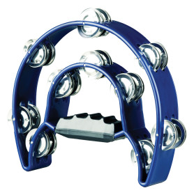 pandeiro premium meia lua tb10 azul