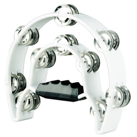 pandeiro premium meia lua tb10 branco