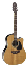 violao takamine ef360sc tt & ct4bii c/ semi-case