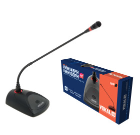microfone vokal vmm145ph conferencia 45cm phantom power