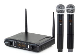 microfone s/fio vokal vs148dm duplo mao